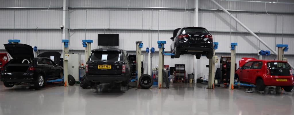 Automotive Tools install lifts in the Hipppo Motor Group facility