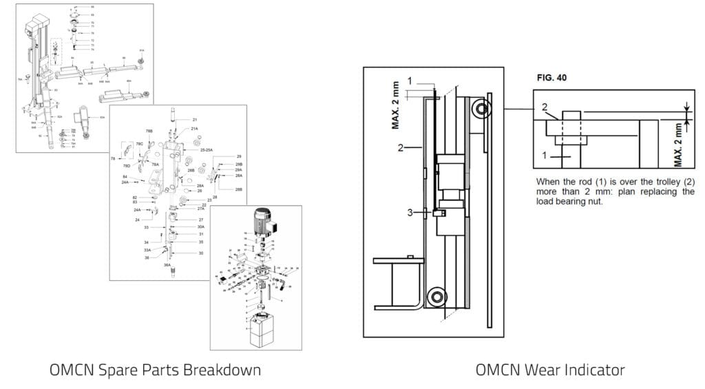 Spare Parts Technical Drawing